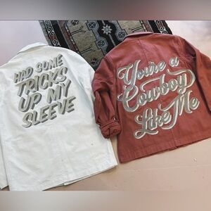 Rare Taylor Swift Hand-Embroidered “Cowboy Like Me” on Vintage Jacket Set M/L